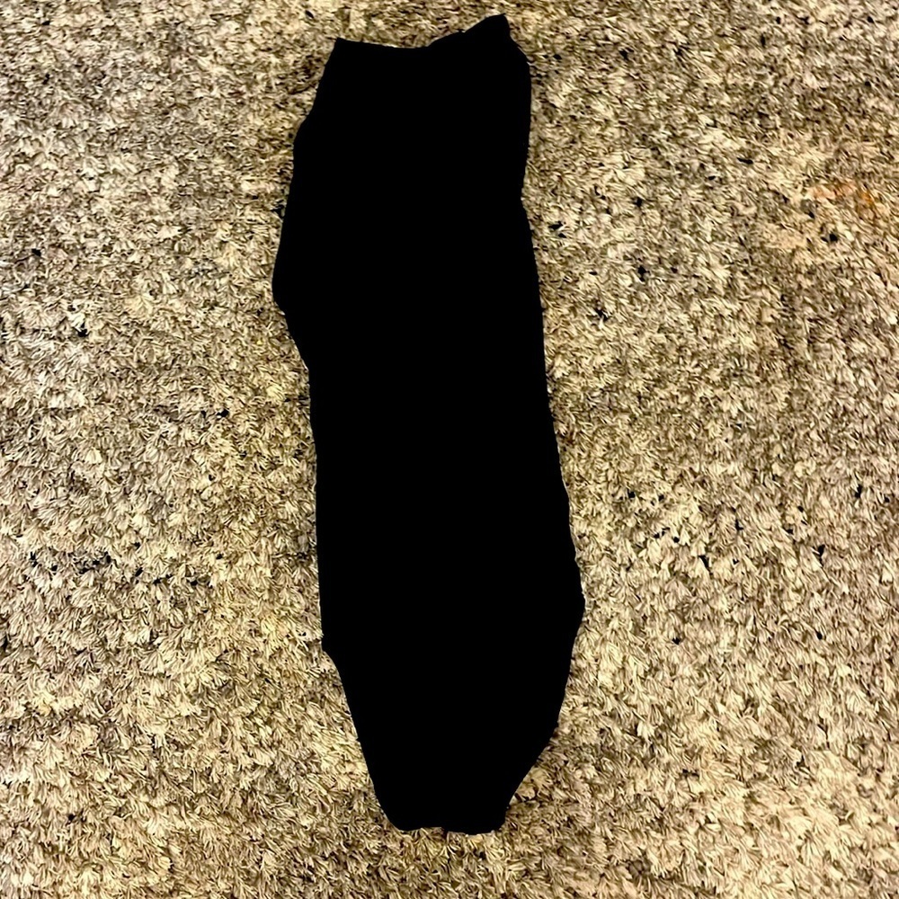 Black dance leotard